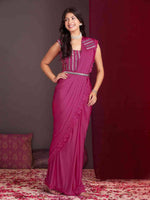 102130 BY AMOHA TRENDZ 102130-A TO 102130-D SERIES INDIAN TRADITIONAL WEAR COLLECTION BEAUTIFUL STYLISH FANCY COLORFUL PARTY WEAR & OCCASIONAL WEAR LYCRA SAREES AT WHOLESALE PRICE