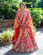 Multicolor Embellished Bridal Lehenga Choli Set