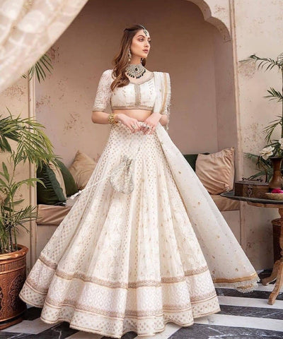 White Elegance Bridal Lehenga Collection