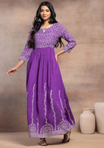 Yellow Angrakha Anarkali with Palazzo Set