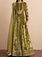 Designer Velvet Anarkali Gown